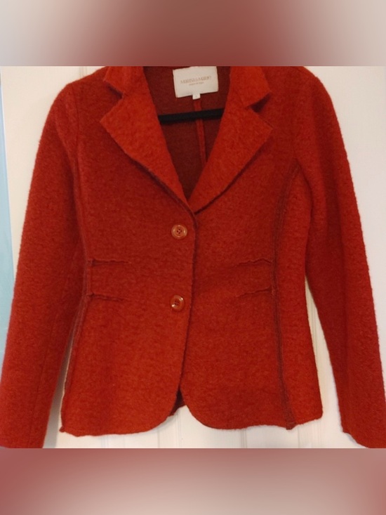 Marisa & Marie Jackets & Blazers - Chic Red Italian Blazer